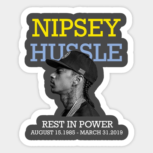 Nipsey Hussle rest in power Sticker by Yaman